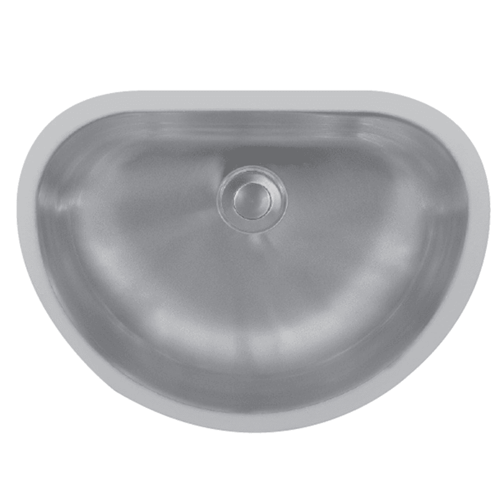 Karran Edge 300 Stainless Steel Undermount Sink with Patented Resin Matrix Rim and Soft Satin Brushed Finish