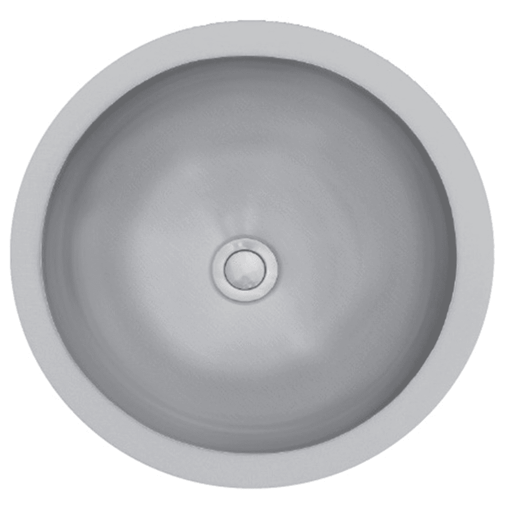 Karran Edge 300 Stainless Steel Undermount Vanity Sink, 18G Single Bowl, Soft Satin Brushed Finish