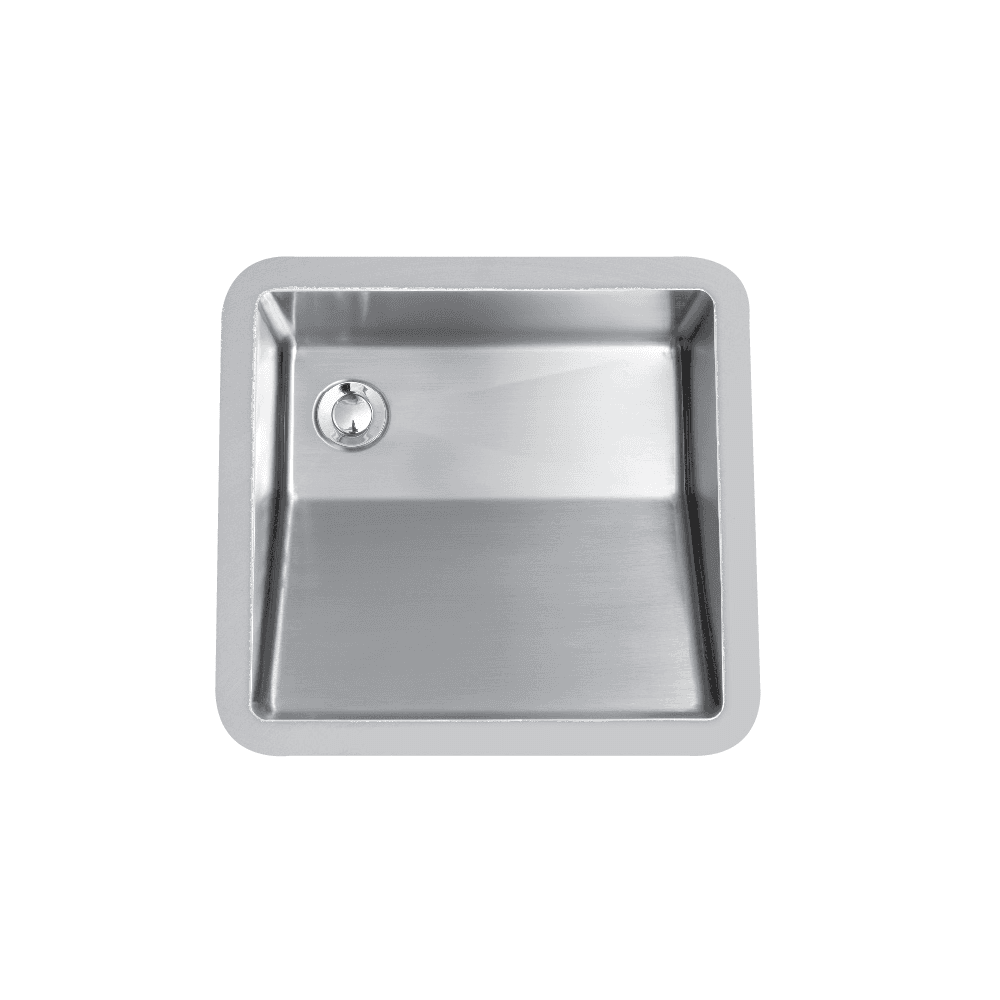 18G Single Bowl Stainless Steel Sink, 18-1/4" x 15-7/8" x 5-1/2" by Karran