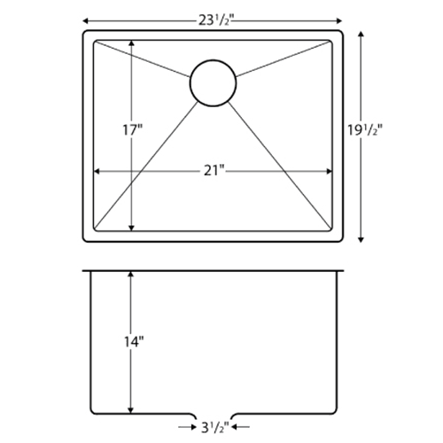 Seamless Undermount Sink for Laminate, Solid Surface, Stone & Quartz - Karran