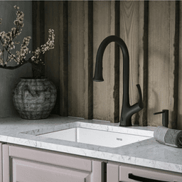 Elite Stainless Steel Undermount 16G Single Bowl Kitchen Sink Kit, 23" x 18" x 14" Alt 7 - Image