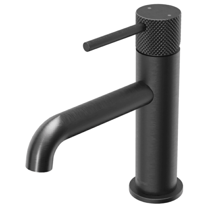 Tryst Single-Handle Single Hole Basin Bathroom Faucet with Matching Pop-up Drain, Gunmetal Gray Main - Image