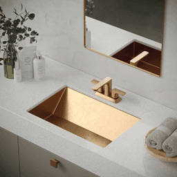 Venda Double-Handle Two Hole Centerset Faucet Bathroom Faucet with Matching Pop-up Drain, Gold Alt 2 - Image