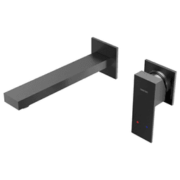 Alberton Single-Handle Wall-Mount Bathroom Faucet, Gunmetal Gray Main - Image