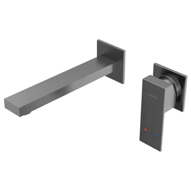 Alberton Single-Handle Wall-Mount Bathroom Faucet, Stainless Steel Main - Image