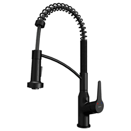 Alston Touchless Single-Handle Pull-Down Sprayer Kitchen Faucet, Matte Black Main - Image