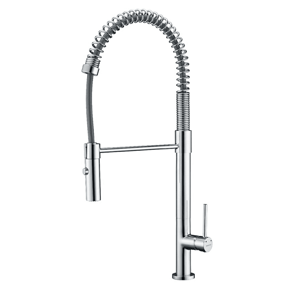 Bluffton Single-Handle Pull-Down Kitchen Faucet in Stainless Steel