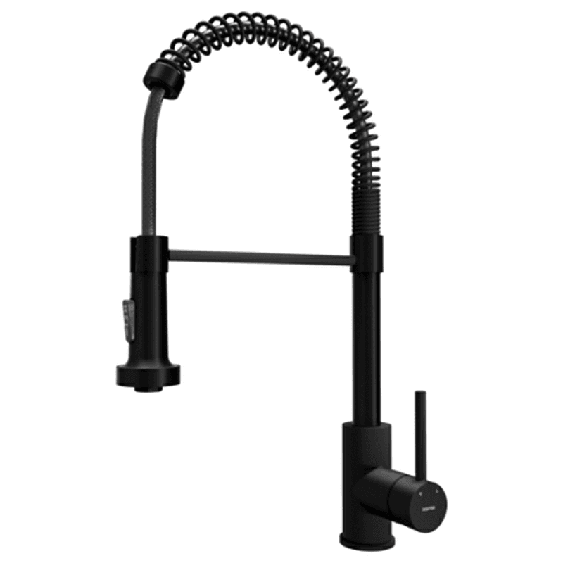 Loxton Touchless Single-Handle Pull-Down Sprayer Kitchen Faucet, Matte Black Main - Image