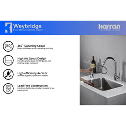 Single-Hole Installation Kitchen Faucet by Karran