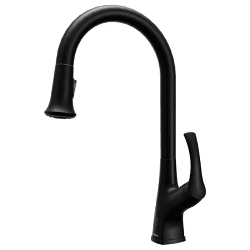 Chantilly Touchless Single-Handle Pull Down Sprayer Kitchen Faucet, Matte Black Main - Image