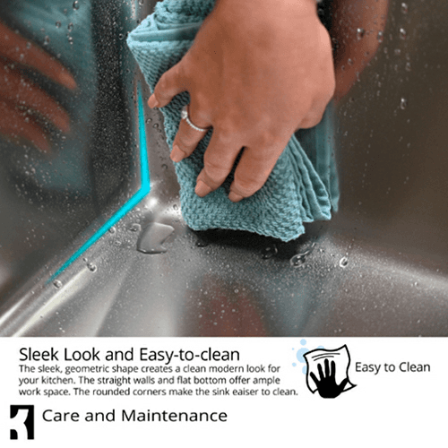 Profile Stainless Steel Undermount 18G Small/Large Bowl Kitchen Sink, 31-1/2" x 20-1/2" x 8-1/2 - Alt Image 5