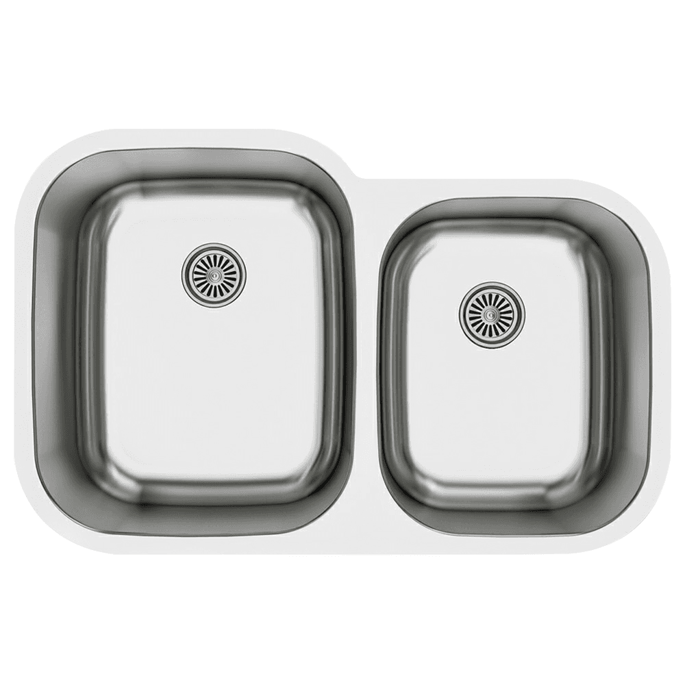 Profile Stainless Steel Undermount 16G Large/Small Bowl Kitchen Sink, 31-1/2" x 20-1/2" x 8-1/2 - Main Image