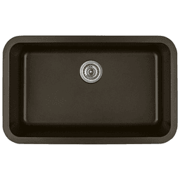 Karran Q-340 Quartz Undermount Kitchen Sink in Brown
