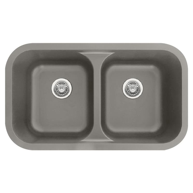 Durable, non-porous and stain-resistant quartz material of Karran Q-350 Quartz Sink