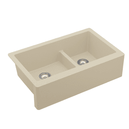 Karran QA-760 black quartz sink for kitchen