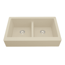 34" x 21-1/4" x 9" Double Equal Bowl Kitchen Sink by Karran