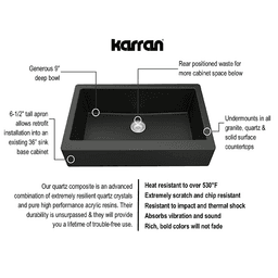 Karran QAR-750 Double Equal Bowl Kitchen Sink for Undermount Installation