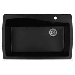 34" x 22" x 9" Quartz Under Mount Kitchen Sink from Karran