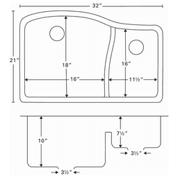 Quartz under mount sink - Karran QU-630