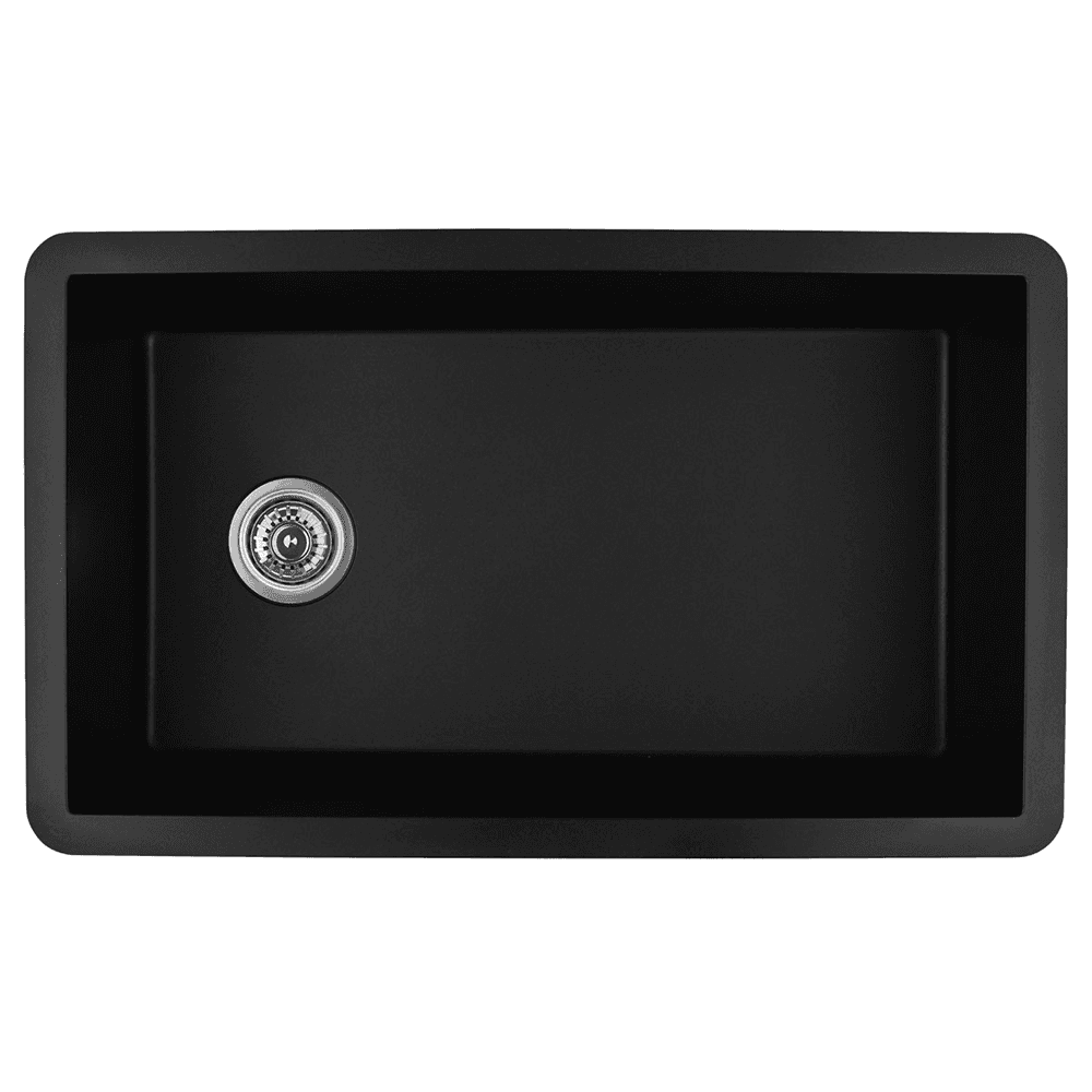 31-5/8" x 19-1/8" x 9" Karran QU-670 Quartz Under Mount Sink