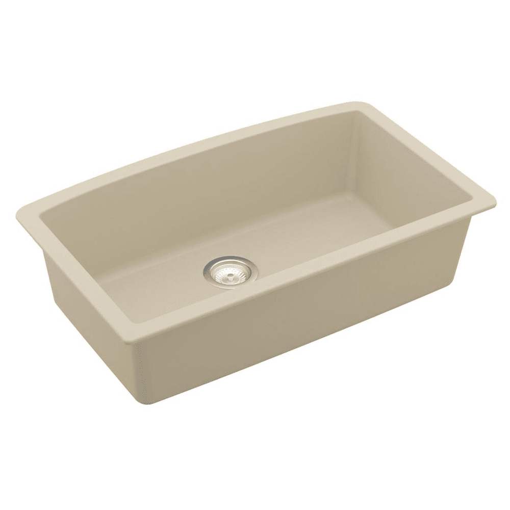 Brown Quartz Under Mount Kitchen Sink by Karran, QU-712