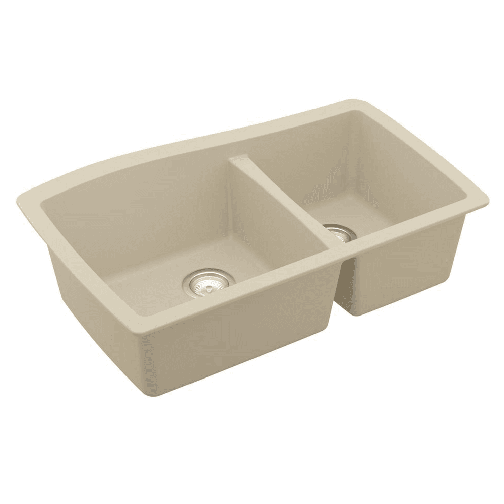 Karran QT-721 Quartz Under Mount Kitchen Sink Back View