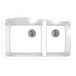 33-1/2" x 20-5/8" x 9" Karran QT-721 Kitchen Sink