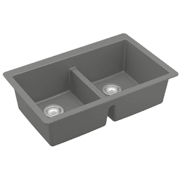 Extremely stain, scratch, abrasion, and impact resistant sink