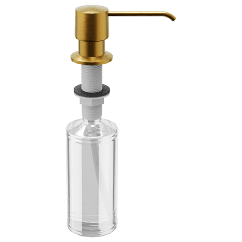 11-1/2" Kitchen Soap/Lotion Dispenser, Gold Main - Image