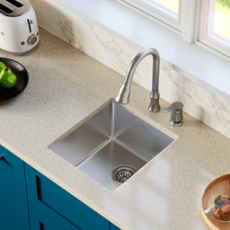 Select Stainless Steel Undermount 16G Single Bowl Kitchen Sink, 16-1/2&quot; x 18&quot; x 9&quot;, (40/Box) Alt 1 - Image