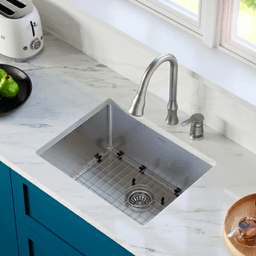 Select Stainless Steel Undermount 16G Single Bowl Kitchen Sink, 21-1/4&quot; x 17-1/4&quot; x 8-1/4&quot; Alt 1 - Image