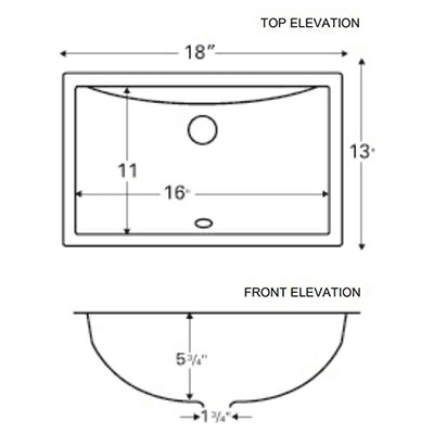 Rear drain location of Karran undermount sink for more storage space