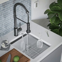 Elite Stainless Steel Undermount 16G Single Bowl Workstation Kitchen Sink Kit, 18-3/4" x 15" x 10" Alt 2 - Image