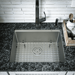 Elite Stainless Steel Undermount 16G Single Bowl Workstation Kitchen Sink Kit, 23" x 18-3/4" x 10" Alt 4 - Image