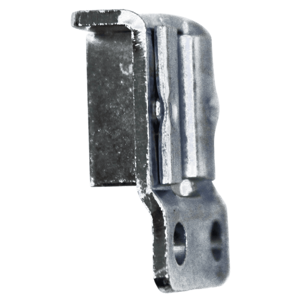KHFB Flush-Mount Hanging File Bracket, Zinc - Front Mount Bracket - Easy and Strong - 16 Gauge Steel - Quick to Install - Mounts on 1/8" File Bars, 1/2" or 5/8" Drawer Side Material