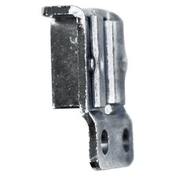 KHFB Flush-Mount Hanging File Bracket, Zinc - Front Mount Bracket - Easy and Strong - 16 Gauge Steel - Quick to Install - Mounts on 1/8" File Bars, 1/2" or 5/8" Drawer Side Material