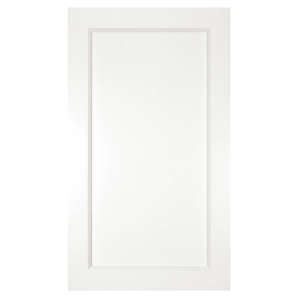 12&quot; x 36&quot; High DWhite Recessed Panel Wall Cabinet, Beech Main - Image