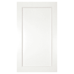 12&quot; x 36&quot; High DWhite Recessed Panel Wall Cabinet, Beech Main - Image
