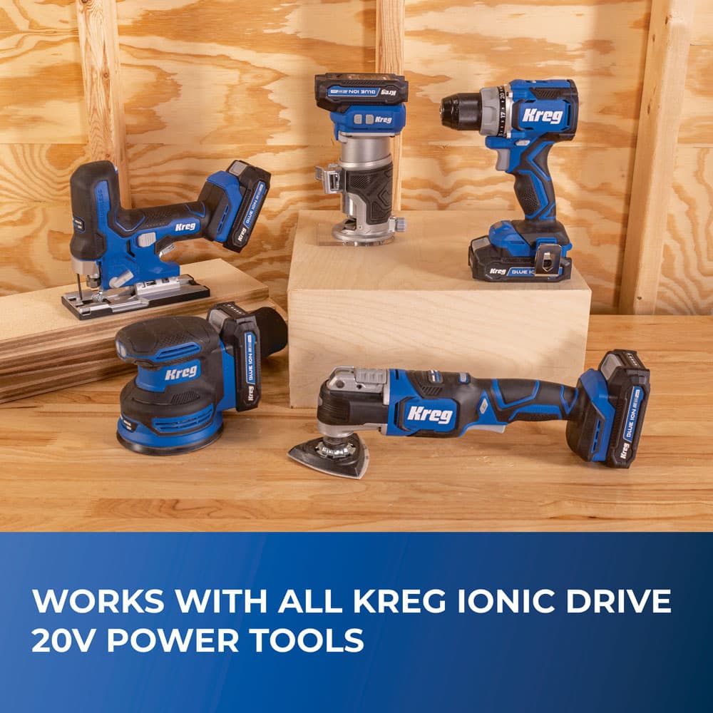 Kreg 20V Blue Ion 2.0 Ah Battery Pack - Image 6