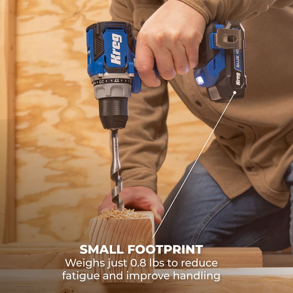 Kreg 20V Blue Ion Battery and Charger Starter Kit - Image 5