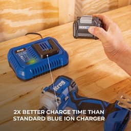 Kreg 20V Blue Ion Fast Charger - Image 3