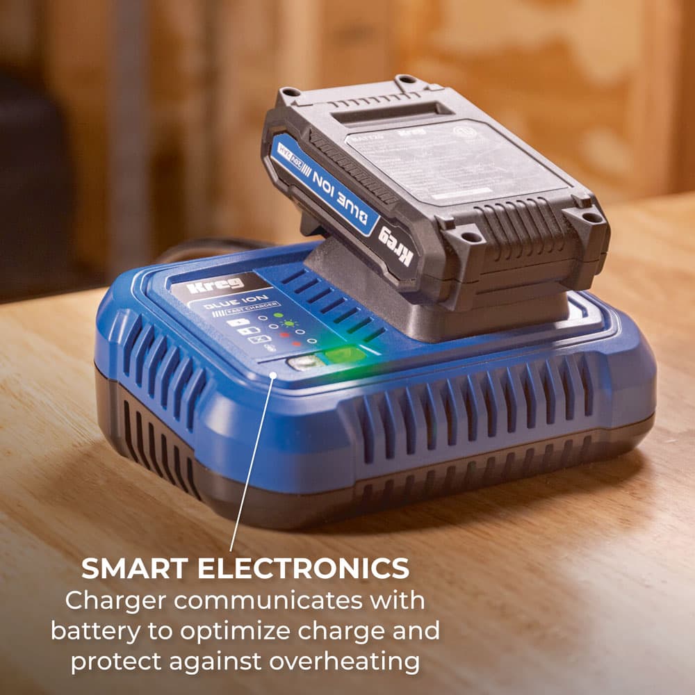 Kreg 20V Blue Ion Fast Charger - Image 4