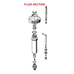 Fluid Seals Kit, 10 - 14 Airmix® Booth Pump - Alt Image 1