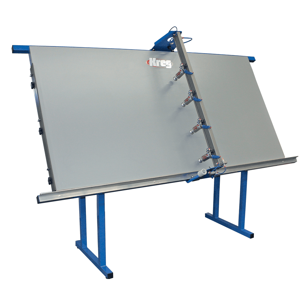 Fast and accurate face-frame assembly with Kreg's 4x8 Assembly Table that prevents back pain