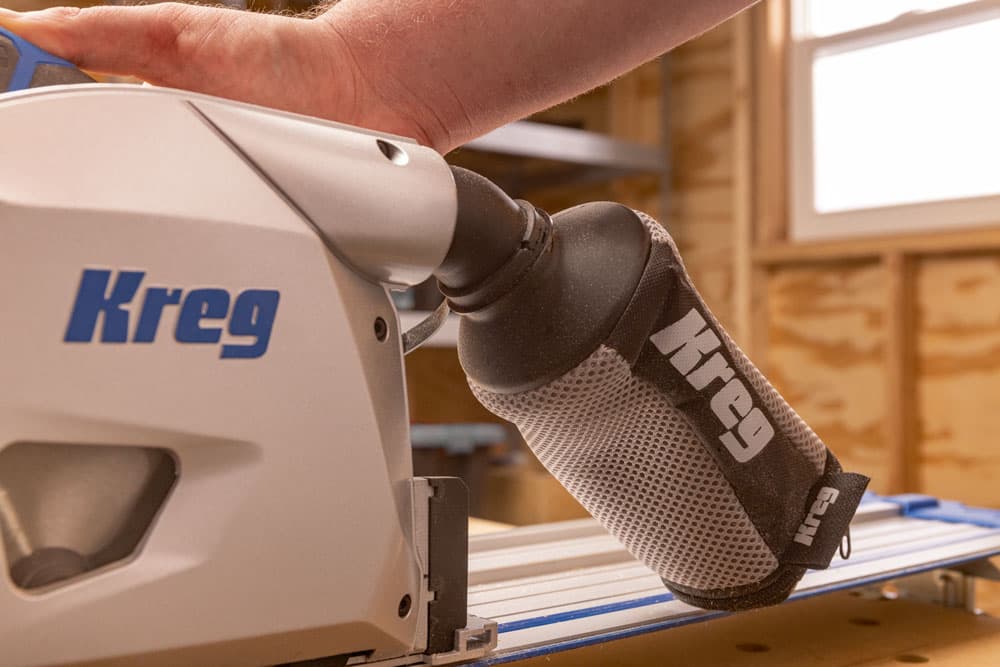 Kreg 20V Ionic Drive™ 6 1/2-in Plunge-Cut Track Saw Kit - Image 15