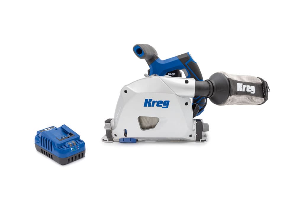 Kreg 20V Ionic Drive™ 6 1/2-in Plunge-Cut Track Saw Kit - Image 2