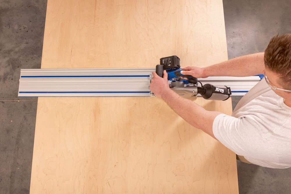 Kreg 20V Ionic Drive™ 6 1/2-in Plunge-Cut Track Saw Kit - Image 5