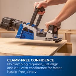 Kreg 20V Ionic Drive™ Rebel Pocket-Hole Joiner Kit - Image 6