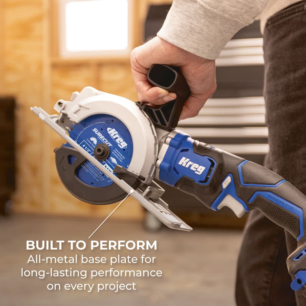 Kreg 20V Ionic Drive™ 4-1/2-in Circular Saw - Image 8