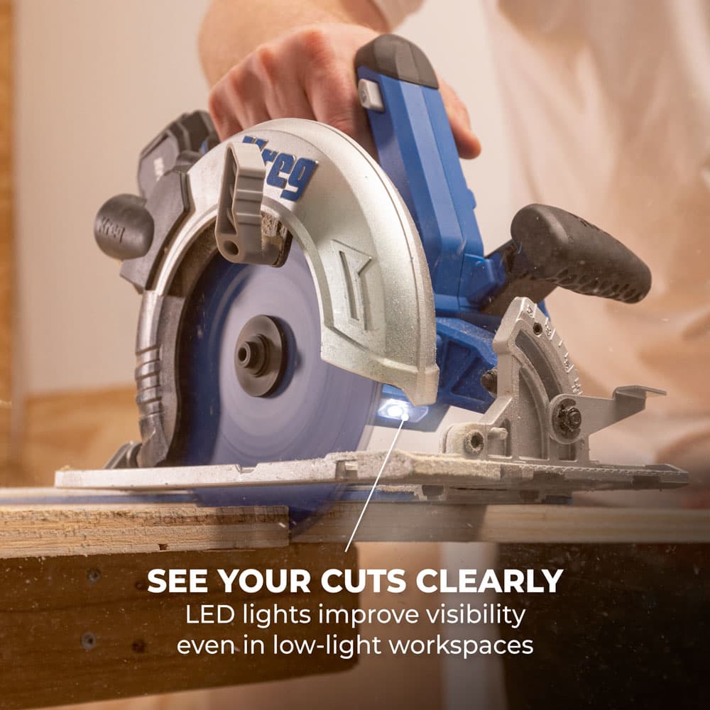 Kreg 20V Ionic Drive™ 7-1/4-in Circular Saw - Image 10